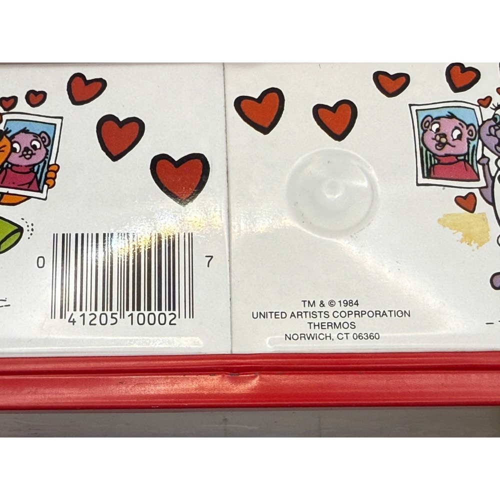 Vintage 1984 Pink Panther And Sons Thermos Brand Metal Lunchbox With Thermos - Picture 3 of 4